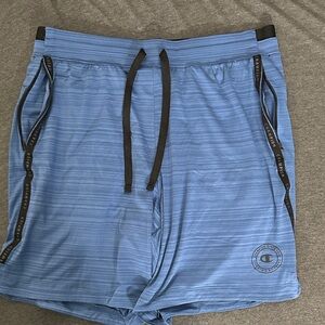 Champion Men's Athletic Shorts in Light Blue
